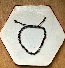 Load image into Gallery viewer, Natural stone friendship bracelets with silver beads