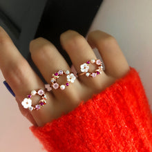 Load image into Gallery viewer, Pink Spring Ring, Flowers