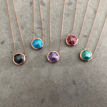 Load image into Gallery viewer, Round shape natural stone Necklaces