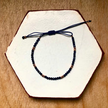 Load image into Gallery viewer, Natural stone friendship bracelets with silver beads