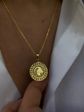 Load image into Gallery viewer, Horoscopes  - Coin necklaces with horoscope signs