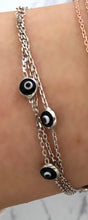 Load image into Gallery viewer, 3 Row bracelet with stones