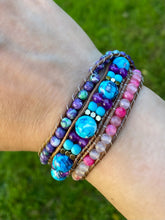 Load image into Gallery viewer, Healing Bracelets - Blue, Pink and Purple