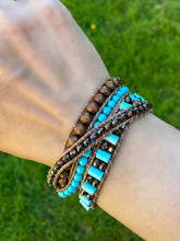 Load image into Gallery viewer, Healing Bracelets - Blue and Brown