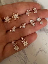 Load image into Gallery viewer, Studs with Spring flowers