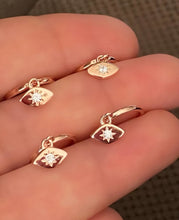 Load image into Gallery viewer, Petite Hoops with charms
