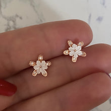 Load image into Gallery viewer, Studs with Spring flowers