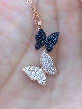 Load image into Gallery viewer, Two Butterflies Necklac