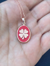 Load image into Gallery viewer, Necklaces with Clover on Enamel