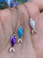 Load image into Gallery viewer, Little Fish with enamel -  Necklace