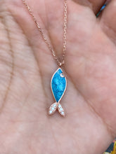 Load image into Gallery viewer, Little Fish with enamel -  Necklace