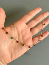 Load image into Gallery viewer, 45 cm chain with droplet stones