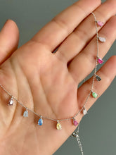 Load image into Gallery viewer, 45 cm chain with droplet stones