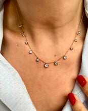 Load image into Gallery viewer, 45 cm chain with droplet stones