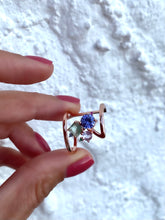 Load image into Gallery viewer, Z ring with colourful zircon stones