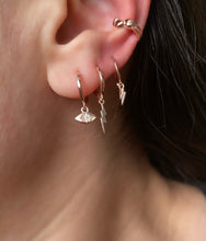 Load image into Gallery viewer, Petite Hoops with charms