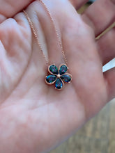 Load image into Gallery viewer, Mystic Topaz flower necklace