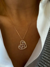 Load image into Gallery viewer, Scattered - Necklace with princess cut zircon stones