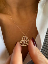 Load image into Gallery viewer, Scattered - Necklace with princess cut zircon stones