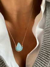 Load image into Gallery viewer, Enamel droplet necklace