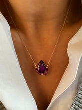 Load image into Gallery viewer, Enamel droplet necklace
