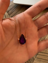 Load image into Gallery viewer, Enamel droplet necklace