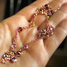 Load image into Gallery viewer, 110CM LONG CHAIN WITH EVENLY DISTRIBUTED STONES