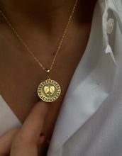 Load image into Gallery viewer, Horoscopes  - Coin necklaces with horoscope signs