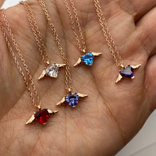 Load image into Gallery viewer, Heart With Angel wings Necklace