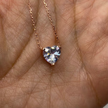 Load image into Gallery viewer, Statement necklace with heart shaped stones