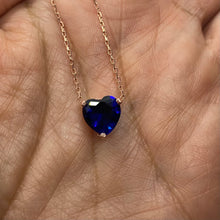 Load image into Gallery viewer, Statement necklace with heart shaped stones