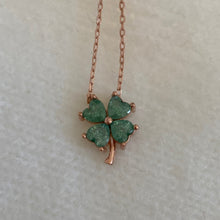 Load image into Gallery viewer, Clover Necklace Colorful Crystals