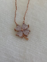 Load image into Gallery viewer, Clover Necklace Colorful Crystals