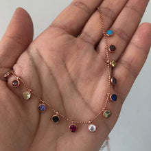 Load image into Gallery viewer, 45 cm chain with droplet stones