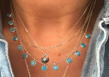 Load image into Gallery viewer, 45 cm chain with droplet stones