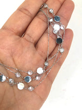 Load image into Gallery viewer, 110CM LONG CHAIN WITH EVENLY DISTRIBUTED STONES