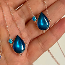 Load image into Gallery viewer, Enamel droplet necklace