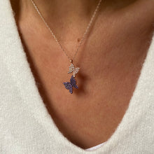 Load image into Gallery viewer, Two Butterflies Necklac