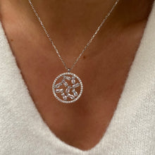 Load image into Gallery viewer, Scattered - Necklace with princess cut zircon stones