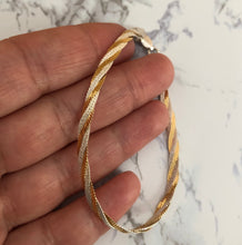 Load image into Gallery viewer, Silver Braided Bangles
