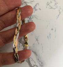 Load image into Gallery viewer, Silver Braided Bangles