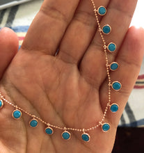 Load image into Gallery viewer, 45 cm chain with droplet stones