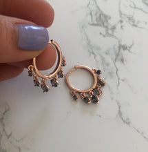 Load image into Gallery viewer, Mystic Topaz Droplet Hoops