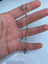 Load image into Gallery viewer, 45 cm chain with droplet stones