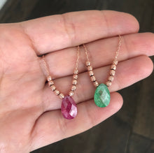 Load image into Gallery viewer, Necklace with colorful natural stones