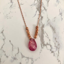Load image into Gallery viewer, Necklace with colorful natural stones