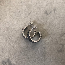 Load image into Gallery viewer, Earring with Princess Cut stones and Studed Clip