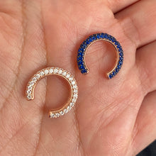 Load image into Gallery viewer, Cartilage earrings - Paveset hoops