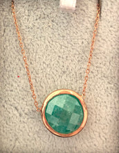 Load image into Gallery viewer, Round shape natural stone Necklaces