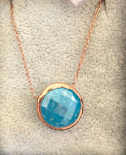 Load image into Gallery viewer, Round shape natural stone Necklaces